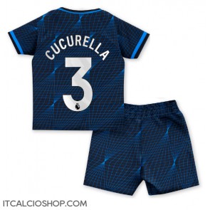 Chelsea Marc Cucurella #3 Seconda Maglia Bambino 2023-24 Manica Corta (+ Pantaloni corti)